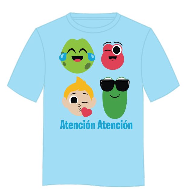 Camiseta oficial Concierto YUPI YEI - Emojis