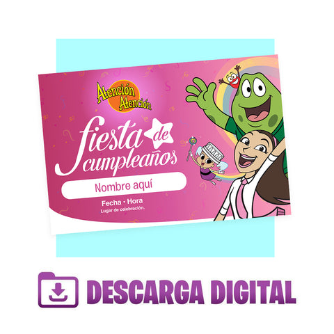 Digital- Tarjeta Digital Cumpleaños Clara