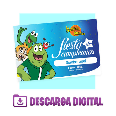 Digital- Tarjeta Digital Cumpleaños Personajes