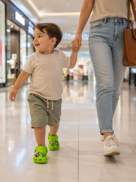 Charms Oficiales de Atención Atención para Zapatos Tipo Crocs – Set de 6
