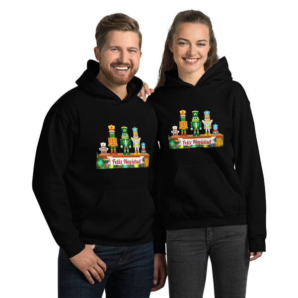 Hoodie Unisex Cascanueces Navidad