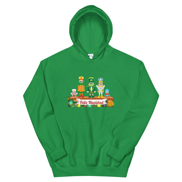 Hoodie Unisex Cascanueces Navidad