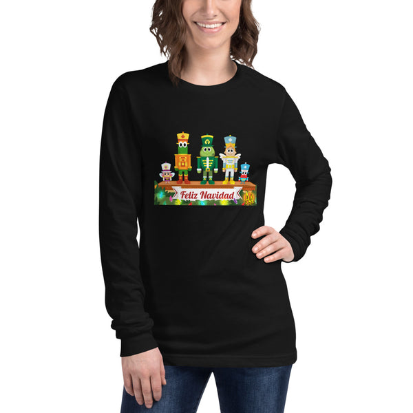 Camiseta manga larga Unisex Cascanueces Navidad