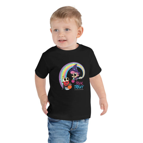 Camiseta para niño o niña Trick or Treat Pulga y Tapita